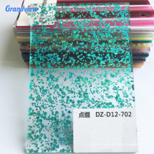 Plastic cutting transparent decorative pearl acrylic sheet